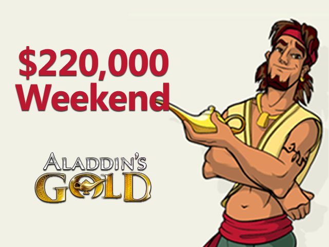 Winners Galore as Aladdin's Gold Casino Pays Out Over $200k