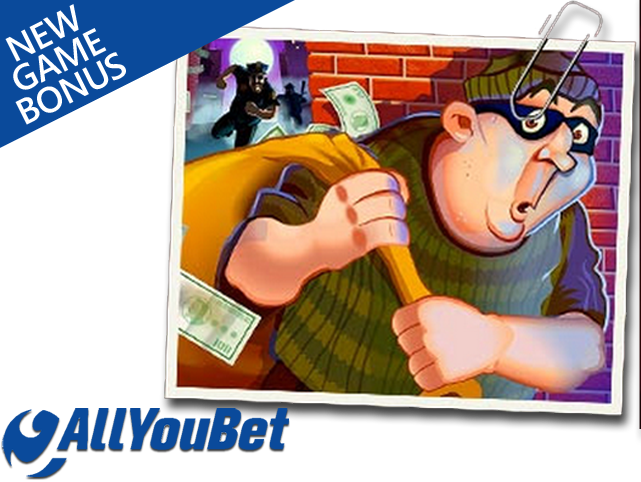 Get 50 Free Spins on AllYouBet's new Cash Bandits Slot