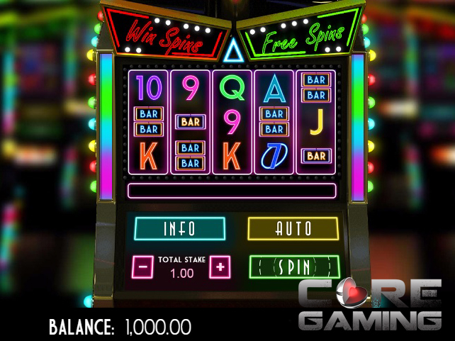 Vegas Lights premiered by Core Gaming