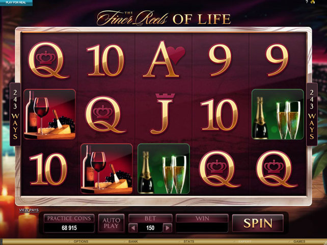 Microgaming Invites Players to Get a Taste of The Finer Reels of Life