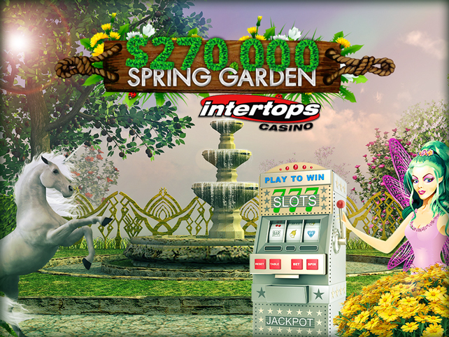 Enjoy the Spring Garden at Intertops Casino