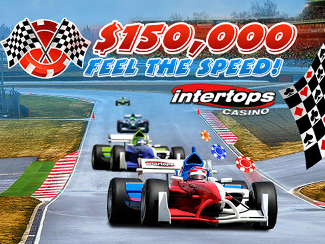 Feel The Speed and Win a Share of $150,000 at Intertops Casino