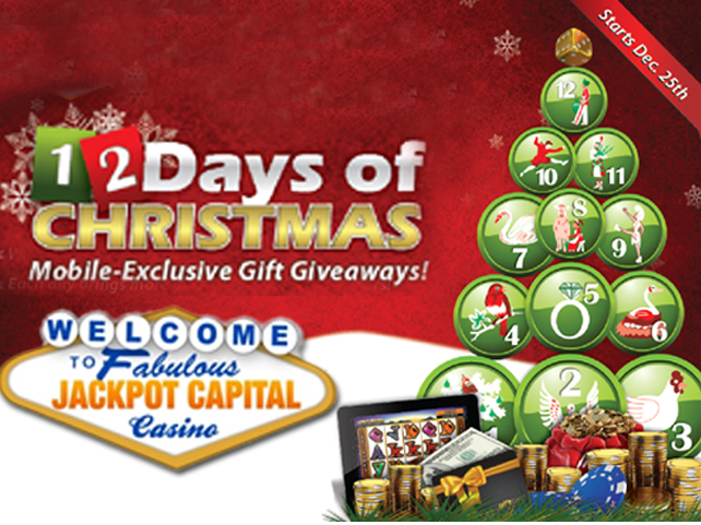 Jackpot Capital's Twelve Days of Christmas Giveaway