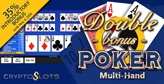 Cryptocurrency Casino Adds New Multi-Hand Video Poker -- Halloween Top-Ups 