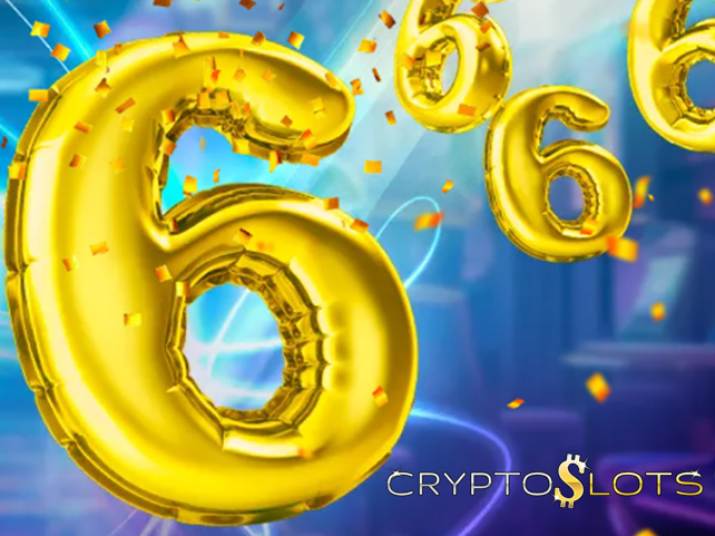 CryptoSlots Celebrates 6th Birthday with VIP Bonuses, New Games and Free Tokens for its $1 million Jackpot Trigger Game