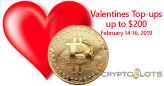 Cryptocurrency Casino Spreading  the Love with up to $200 Valentines Casino Bonuses