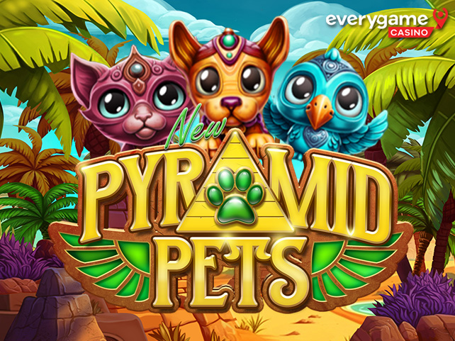 Everygame Casino’s New “Pyramid Pets” with Cascading Multiplying Wins features Cuddly Puppies and Kittens of the Pharaohs