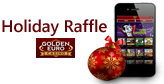 Golden Euro Casino holding holiday raffle