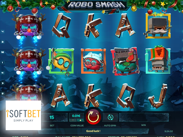 Robo Smash unleashed by iSoftBet