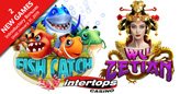 “Fish Catch” Multiplayer Shooting Game and RTG’s New Chinese Slot, “Wu Zetian” Now at Intertops Casino