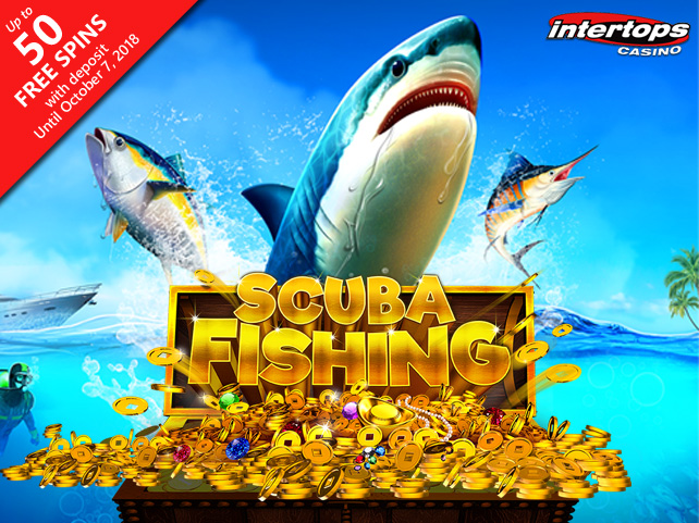 New 3-Reel 'Scuba Fishing' Slot at Intertops has 27-Ways-Pay Feature
