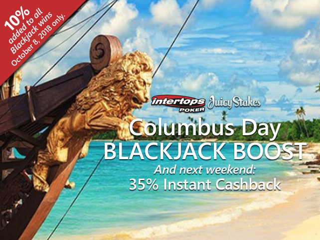 Blackjack Bonus This Weekend, Slots Cashback Next Weekend