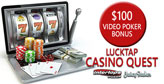 Pair to run Lucktap Casino Quest