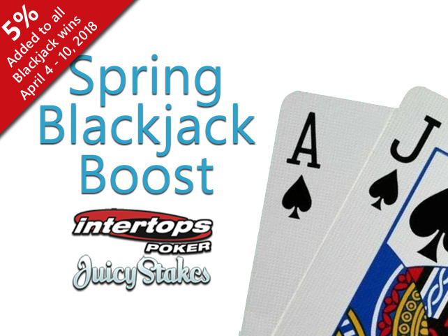 Spring Blackjack Boost starts Wednesday