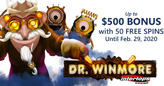 Casino Goes Mad with Bonuses for Launch of New Dr. Winmore Slot Game with Clusters and Cascades