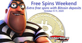Deposit in Bitcoins and Get Extra Free Spins This Weekend at Intertops Poker