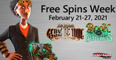 Time Travel and Black Magic Featured during Free Spins Week