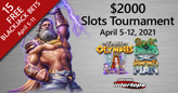New Games and Player Favorites Featured in $2000 Slot Tournament This Week
