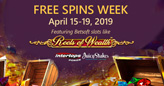 Get up to 100 Free Spins on Popular Betsoft Slots like Reels of Wealth