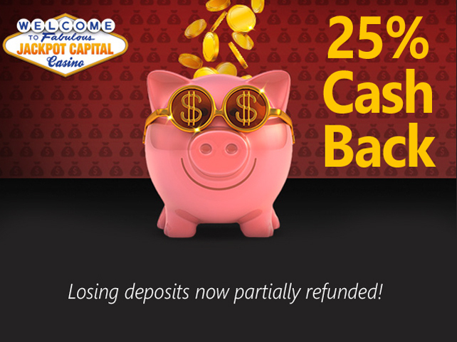 Refund offer from Jackpot Capital Casino