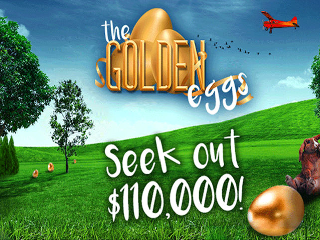 Jackpot Capital Casino running The Golden Eggs