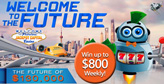 Welcome To The Future from Jackpot Capital Casino