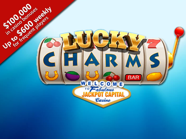 Jackpot Capital Casino running Lucky Charms