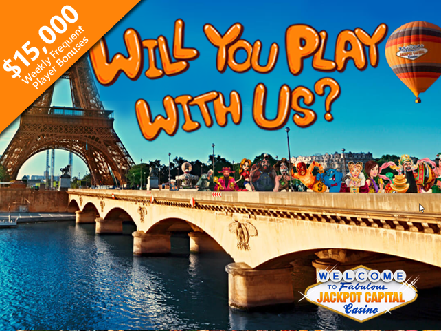 Jackpot Capital Casino ponders Will You Play with Us?