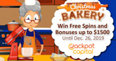 Win Free Spins and Bonuses up to $1500 Helping Grandma with Christmas Baking 