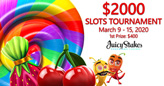 Juicy Stakes Casino is Tingling Tastebuds with $2000 Slots Tournament featuring Super Sweets, Sugar Pop 2, Chilli Pop and Fruit Zen
