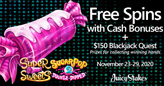 Juicy Stakes Casino is Sweetening Deposits with up to $50 Top Ups that Include up to 30 Mouth-watering Free Spins