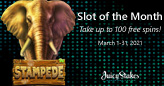 Player Favorite "Stampede", is Slot of the Month for March