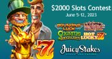 Juicy Stakes Casino’s Monthly Slots Contest Will Award $2000 in Prizes