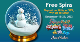 Juicy Stakes Giving Free Spins on Four Frosty Betsoft Slots