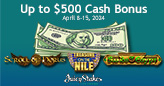 Juicy Stakes Casino Giving up to $500 Cash Bonuses to Play 3 Epic Egyptian Slots