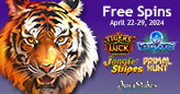 Depositing Players Can Unlock Up to 100 Free Spins on Four Ferocious Slots This Week at Juicy Stakes Casino