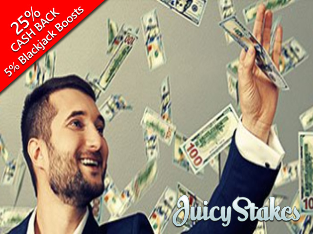 Blackjack offers at Juicy Stakes