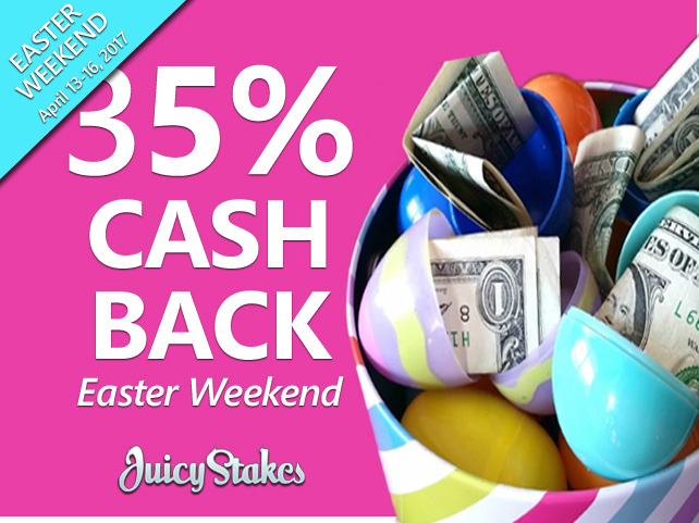 Cash-back for slot players at Juicy Stakes