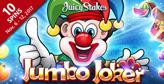 Juicy Stakes celebrating Jumbo Joker launch