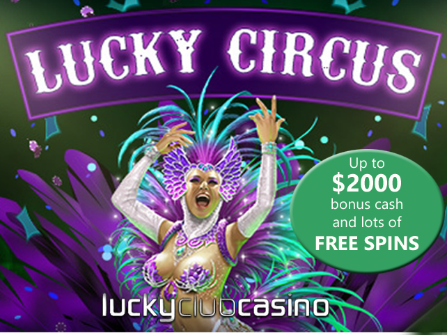 Lucky Club Casino offering multiple deposit bonuses