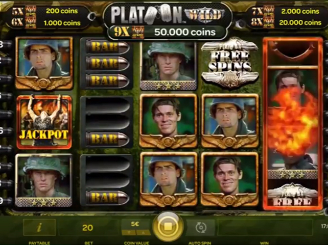 Platoon Wild from iSoftBet