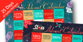 Pair running Christmas advent calendar campaign