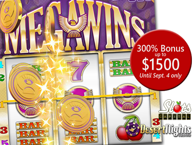 Slots Capital and Desert Nights Casino welcome Megawins