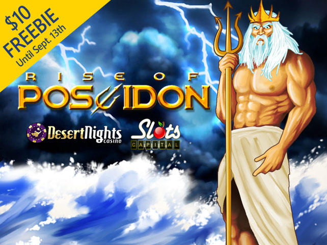 Rise Of Poseidon surfaces at Slots Capital and Desert Nights Casino