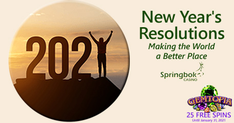 South African Casino Suggests New Year Resolutions That Will Make the World a Better Place