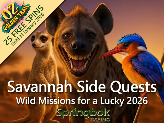 Your 2026 Guide: 25 Free Spins and Bushveld Strategy in Springbok Casino's January Feature