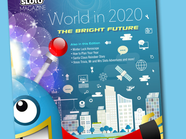 New Issue of Sloto Magazine has Tips on Enjoying the Holidays, Positive Predictions for 2020 & 3-Month Bonus Calendar