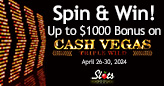 Spin and Win with a Whopping 300% Deposit Bonus on Cash Vegas Triple Wild at Slots Capital Casino