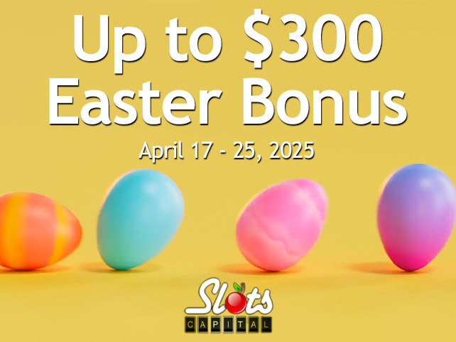 Leap into Easter with a 300% Deposit Bonus Special on All Slots at SlotsCapital.lv Casino