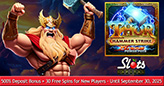 Trigger Xtreme Power: A 400% Deposit Bonus Plus 30 Free Spins Await on Thor Hammer Strike at SlotsCapital.lv